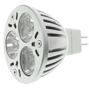 BuySKU61464 MR16 12V 3W LED Light Lamp with 3 LED Bulbs (Yellow Light)
