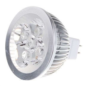 BuySKU61481 MR16 4-LED 4W 12V 360 Lumens 6500K Light Bulb with White Light