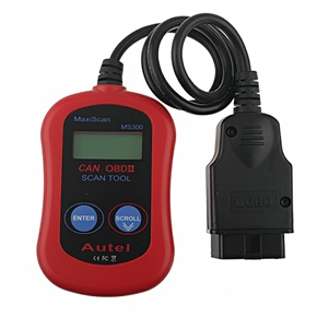 BuySKU67475 MS300 CAN OBDII Scan Tool Car Diagnostic Code Reader (Red)