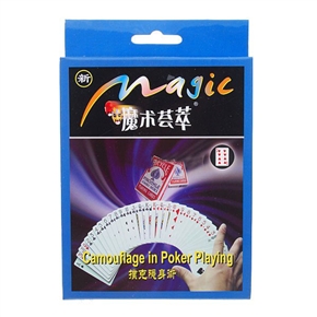 BuySKU60934 Magical Camouflage in Poker Playing Magic Set for Party Show