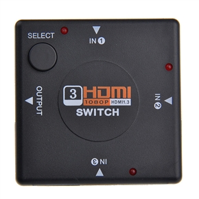BuySKU12389 Mediabridge - 3 Port Mini Smart HDMI Switch (Black)