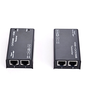 BuySKU12387 Mediabridge - 30M HDMI Extender over Cat5e/6 Cables - Cat5e/6 and HDMI Cables NOT Included (Black)