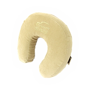 BuySKU59516 Memory Foam U Shape Pillow Cushion Car Pillow (Khaki)