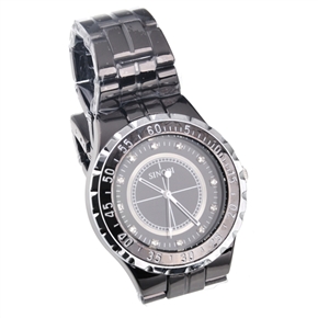 BuySKU58521 Men Designer Fashion Black Quartz Watch
