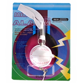 BuySKU62152 Mini Ball Personal Alarm Baseball Sound Alarm (White)