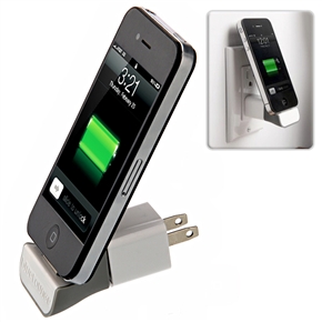 BuySKU67142 Mini Dock Charger USB Battery Charger with US-plug Wall Adapter for iPhone /iPod