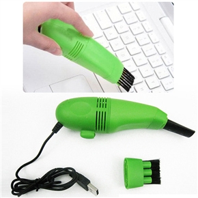 BuySKU52843 Mini Keyboard Dust Collector Cleaner with USB Charger (Green)