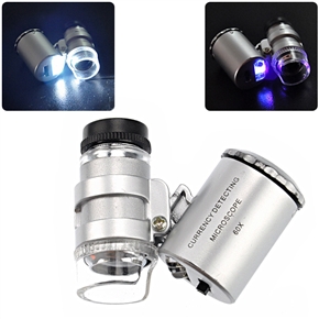 BuySKU65558 Mini LED 60X Microscope Magnifier Currency Detector