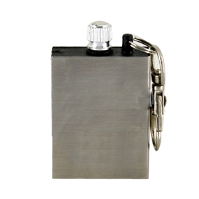 BuySKU65128 Mini Match Box Lighter Refillable Cigarette Lighter (Silver)