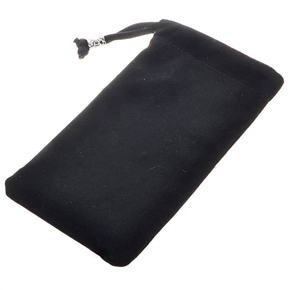 BuySKU28348 Mobile Phone Soft Cotton Protective Pouch with Strap for Nokia (Black)
