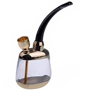 BuySKU65408 Multi-functional Smoking Water Pipe Hookah Tobacco Filter (Golden)