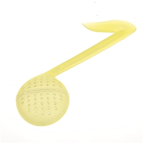 BuySKU62445 Music Note Tea Strainer Stirrer Tea Spoon Filter (Yellow)