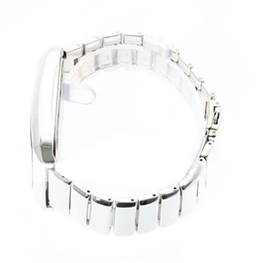 BuySKU58376 New Style Digital Wrist Watch with Rectangular Blue LED Display (Silver)