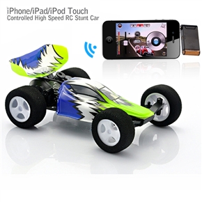 BuySKU66530 No.3D-15A 2.4GHz Radio Control M-Racer Speed King Stunt Car Racer Controlled by iPhone /iPad /iPod