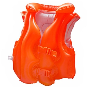 BuySKU64258 Nontoxic PVC INTEX 58671 Inflatable Children Swimming Suit Life Jacket Life Vest (Red)