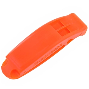 BuySKU58828 Outdoor Life-saving Double Frequency Design Whistle with Back Splint (Orange)