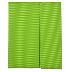 PU Leather Football Pattern Vein Protective Case Cover with Stander & Inner Frame for The new iPad (Green)