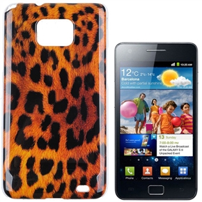 BuySKU55647 Panther Print Pattern Hard Plastic Protective Back Case for Samsung Galaxy SII /i9100