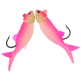 BuySKU58705 Pink Vivid Fish Profile Fishing Lures