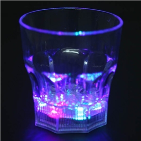 BuySKU61579 Plastic Wine Cup with 6 Colored LED Light