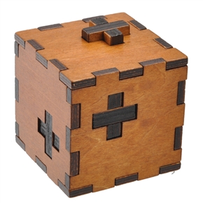 BuySKU66741 Plywood Wooden Swiss Box Puzzle Game Toy Children Intelligence Toy Educational Toy