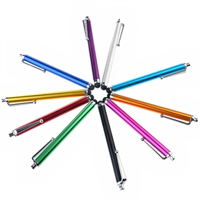 BuySKU60458 Portable Stylus Touch Pen with Protective Silica Gel Cover for iPhone iPad iPod - 10 pcs/set
