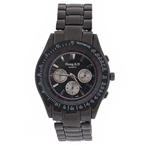 BuySKU57723 Quartz Wrist Watch For Man with Round Dial & Metal Watch Band