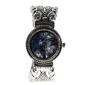 BuySKU57962 Quartz Wrist Watch with Round Dial & Metal Watch Band - Girls' Watch
