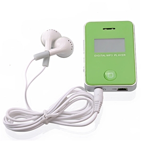 BuySKU66462 Rechargeable 1.2 Inch Screen 2G Mini MP3 Player with Earphone & 4G Expansion Memory
