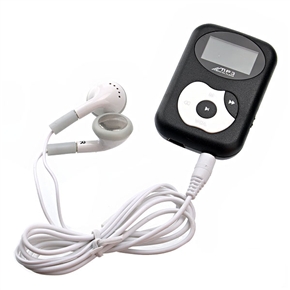 BuySKU66456 Rechargeable 1.2 Inch Screen 2G Mini MP3 Player with Earphone & 4G Expansion Memory & Clip