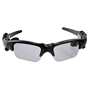 BuySKU66352 Rechargeable Bluetooth Sunglasses with 2GB MP3 Player FM Flip-up Lens & Adjustable Earphone