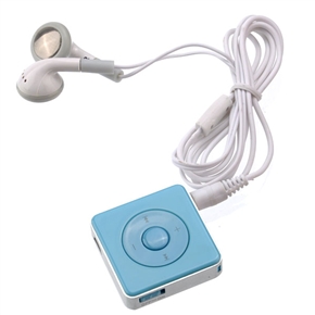 BuySKU66518 Rechargeable Square Mini MP3 Player with 8G Extend Memory & Earphone