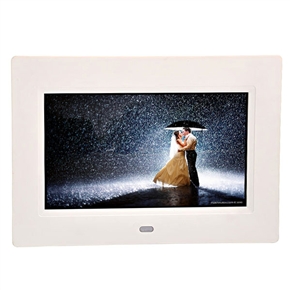 BuySKU66468 Remote Control 7" TFT LCD Screen 128M-2G Digital Photo Frame Album with AV-Out