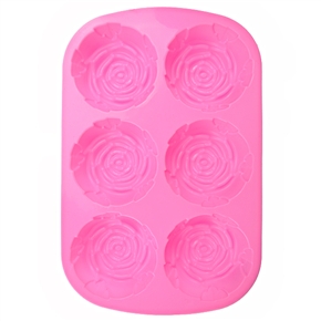 BuySKU66691 Rose Flower Shaped Silicone Ice Tray /Cake Mode
