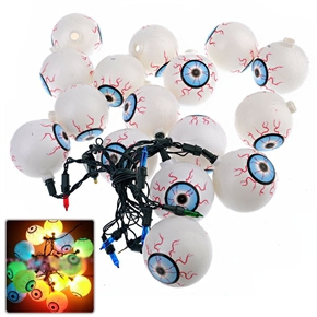 BuySKU61773 Row of Colorful Eyeball Lamps for Costume Balls /Parties /Halloween