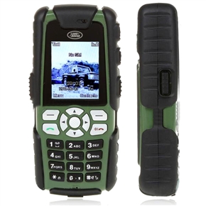 BuySKU50082 S8 18" TFT-LCD Single SIM Quad Band GSM Cell Phone with Torch /FM Radio /TF Slot (Dark Green)