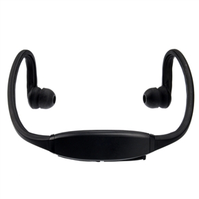 BuySKU65466 S9 Neckband Type Rechargeable Wireless Bluetooth Stereo Headphone Headset with Microphone (Black)