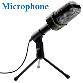 BuySKU66415 SF-920 Condenser Microphone with Tripod for PC Laptop Notebook (Black & Silver)