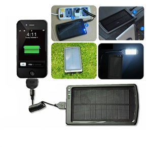 BuySKU64265 STD 3000mAh Solar /USB Powered Emergency Charger /Mobile Power Source Power Bank for Cellphone Camera Mp3 PDA GPS