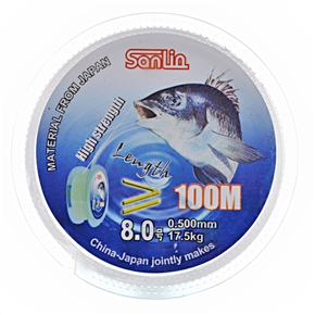 BuySKU58602 Salin High Strength Fishing Line 100m NO.8.0 0.500mm Diameter(Transparent)
