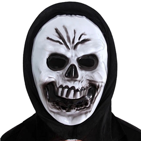 BuySKU61686 Scary Big Bucktooth Devil Mask with Black Kerchief for Halloween