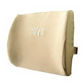 BuySKU59503 Soft Car Waist Cushion Low Back Cushion Pillow (Khaki)
