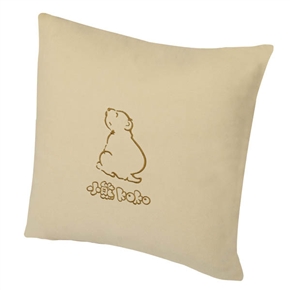 BuySKU59550 Soft Hold Pillow Stuffed Throw Pillow Car Cushion with Bear Pattern (Khaki)