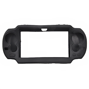 BuySKU66427 Soft Silicone Protective Case Cover for PlayStation Vita (Black)