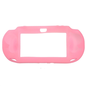 BuySKU66428 Soft Silicone Protective Case Cover for PlayStation Vita (Pink)