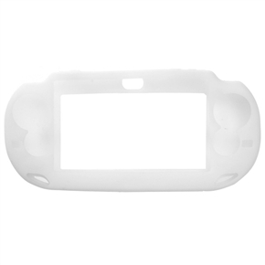 BuySKU66483 Soft Silicone Protective Case Cover for PlayStation Vita (White)