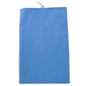 Soft Velvet Sleeve Bag Pouch Case for 10-inch Tablet PC (Blue)