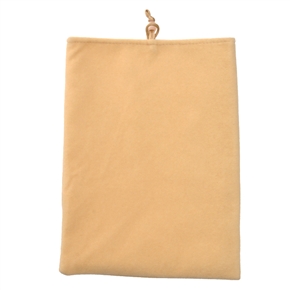 Soft Velvet Sleeve Bag Pouch Case for 8-inch Tablet PC (Light Yellow) 