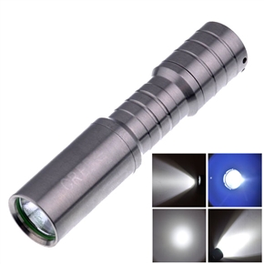 BuySKU63511 Stainless Steel UltraFire C3 CREE Q5 1-Mode 180Lumens LED Flashlight (Grey)