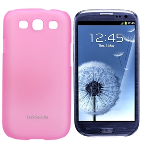 BuySKU64894 Stylish Baseus Silker Case Protective Back Cover with Stylus Pen & Screen Guard for Samsung Galaxy SIII /I9300 (Pink)